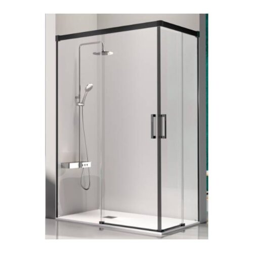 Mampara Glase 300 Negro (Kassandra)