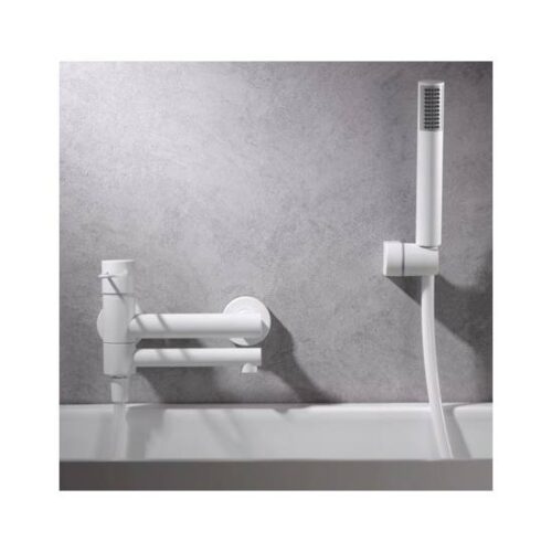 Monomando Bañera Milos Blanco (Imex)