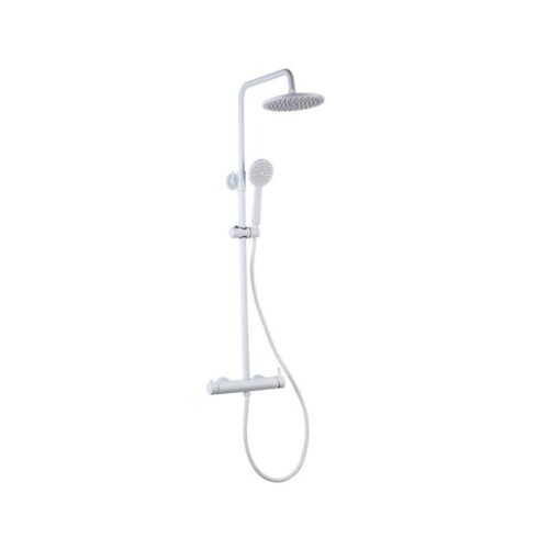 Columna Monomando Ducha Clement Blanco (Lluvibath)