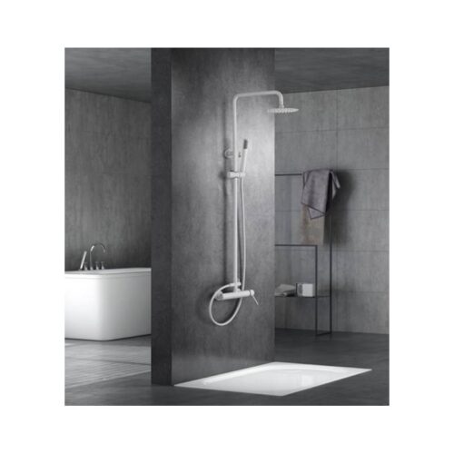 Columna Monomando Ducha Milos Blanco (Imex)