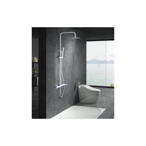 Columna Monomando Ducha Dinamarca Blanco (Imex)