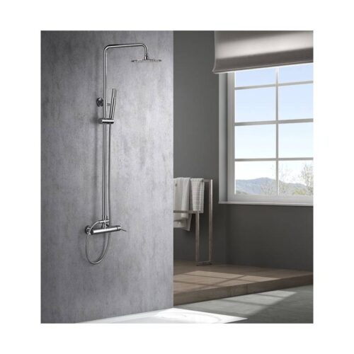 Columna Monomando Ducha Milos Cromo (Imex)