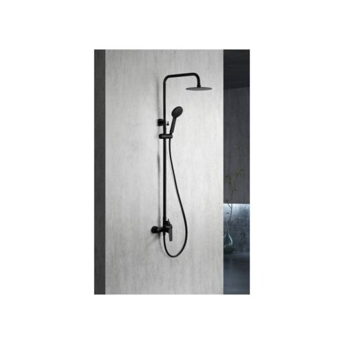 Columna Monomando Ducha Bélgica Negro (Imex)