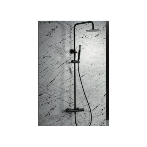 Columna Monomando Ducha Line Negro (Imex)