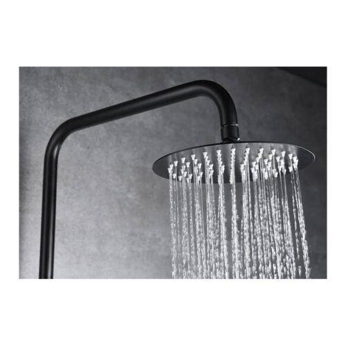 Columna Monomando Ducha Dinamarca Negro (Imex)