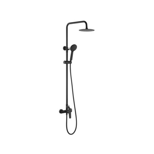 Columna Monomando Ducha Bélgica Negro (Imex)