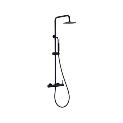 Columna Monomando Ducha Line Negro (Imex)