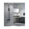 Columna Monomando Ducha Milos Negro (Imex)