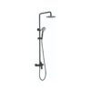 Columna Monomando Ducha Ural Negro (Imex)