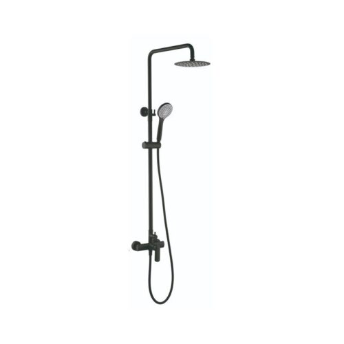 Columna Monomando Ducha Ural Negro (Imex)