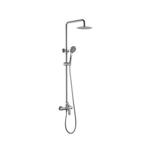 Columna Monomando Ducha Ural Níquel (Imex)