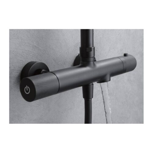 Columna Termostatica Bañera Line Negro (Imex)