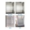Mampara Slim 100 Acero Inox (Kassandra)