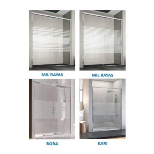 Mampara Slim 100 Acero Inox (Kassandra)