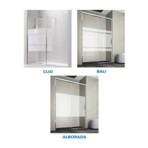 Mampara Slim 200 Acero Inox (Kassandra)