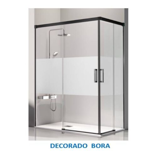 Mampara Glase 300 Negro (Kassandra)