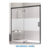 Mampara Glase 200 Negro (Kassandra)