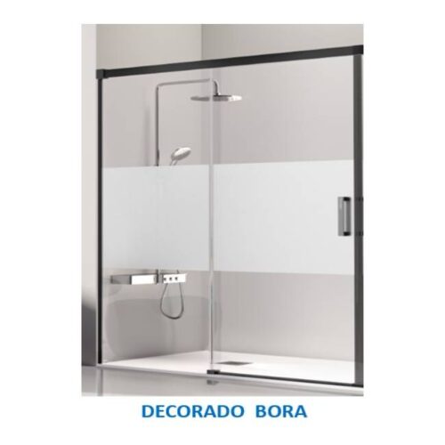 Mampara Glase 200 Negro (Kassandra)
