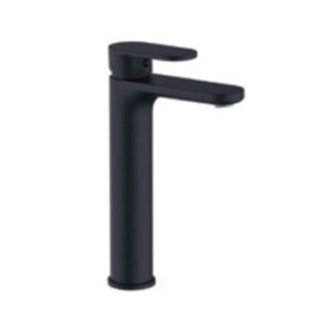 Monomando Lavabo Alto Aura Negro (Lluvibath)