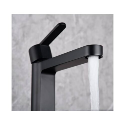 Monomando Lavabo Roma Negro (Imex)