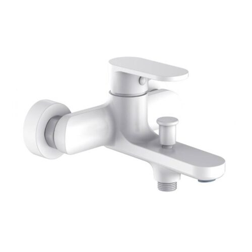 Monomando Bañera Aura Blanco (Lluvibath)
