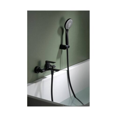 Monomando Bañera Ural Negro (Imex)