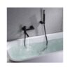 Monomando Bañera Milos Negro (Imex)
