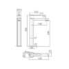 Monomando Lavabo Alto Roma Cromo (Imex)
