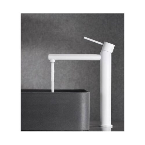 Monomando Lavabo Alto Milos Blanco (Imex)