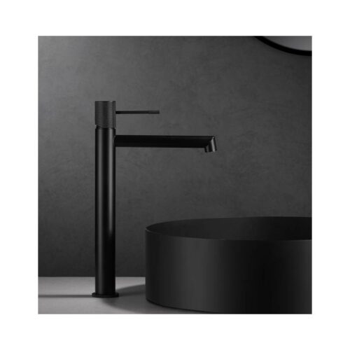 Monomando Lavabo Alto Line Negro (Imex)