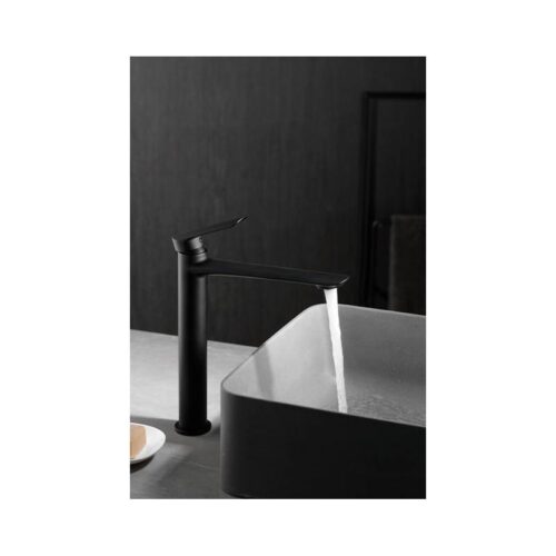 Monomando Lavabo Alto Ural Negro (Imex)