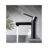Monomando Lavabo Milos Negro (Imex)
