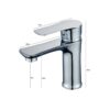 Monomando Lavabo Tesla Cromo (Arcobañ)