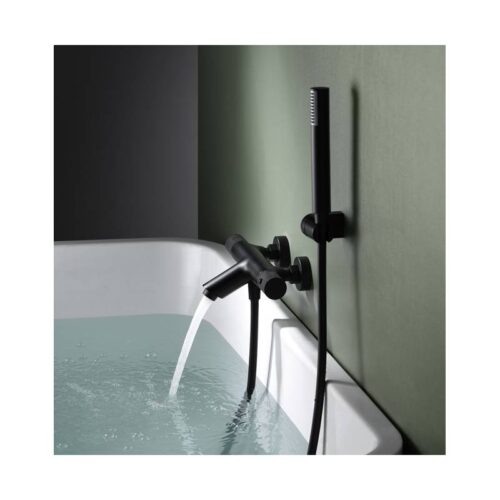 Grifo Termostático Bañera Line Negro (Imex)