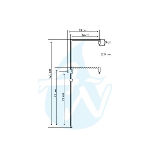 Columna Termostática Ducha Capricornio Este7 (Arcobañ)