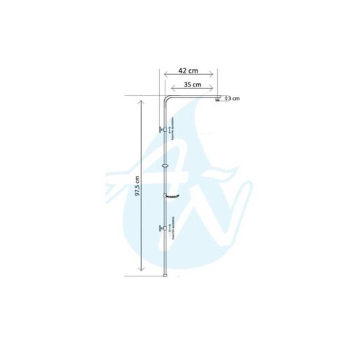 Columna Termostática Ducha Escala 3 (Arcobañ)