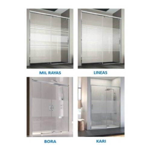 Mampara Slim 200 Acero Inox (Kassandra)