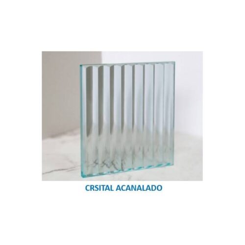 Mampara Fresh Negro Vidrio Acanalado (Kassandra)
