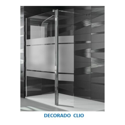 Panel Fijo + Abatible S300 Plata Brillo (Kassandra)
