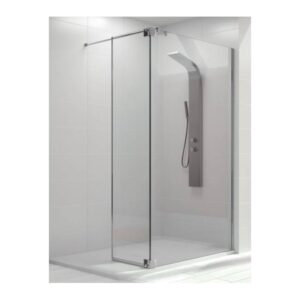Panel Fijo + Abatible S300 Bisagras Acero Inox (Kassandra)