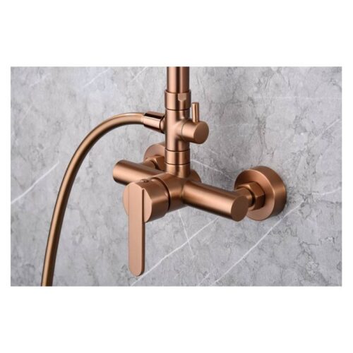 Columna Monomando Ducha Roma Oro Rosa (Imex)