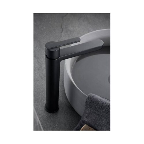 Monomando Lavabo Alto Roma Negro (Imex)