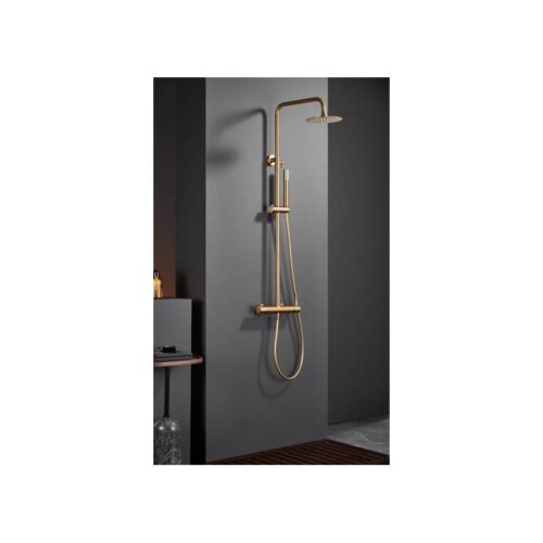 Columna Monomando Ducha Monza Oro Cepillado (Imex)