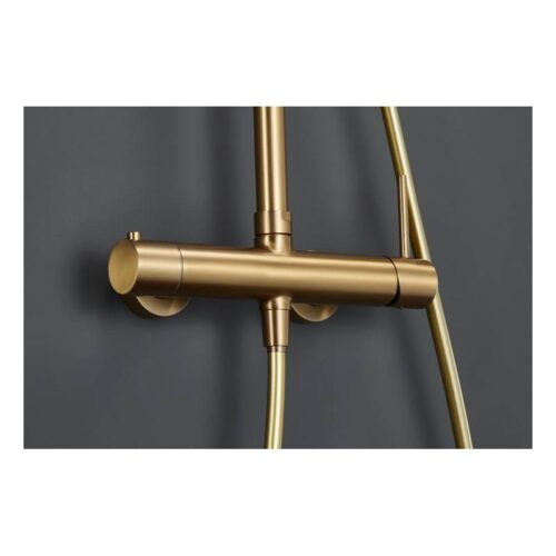 Columna Monomando Ducha Monza Oro Cepillado (Imex)