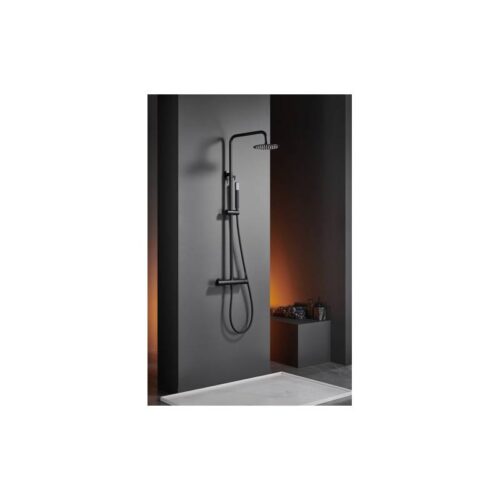 Columna Monomando Ducha Monza Negro (Imex)