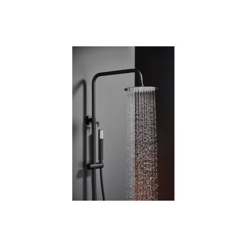 Columna Monomando Ducha Monza Negro (Imex)