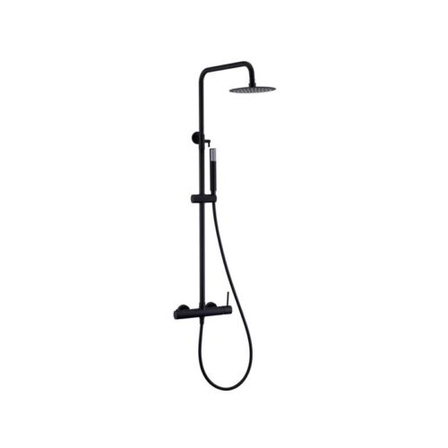 Columna Monomando Ducha Monza Negro (Imex)