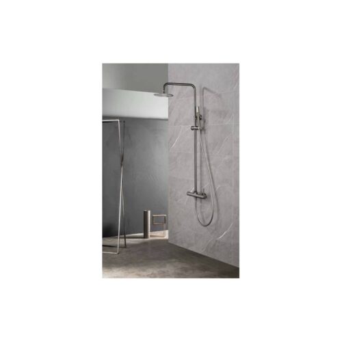 Columna Monomando Ducha Monza Black-Metal (Imex)