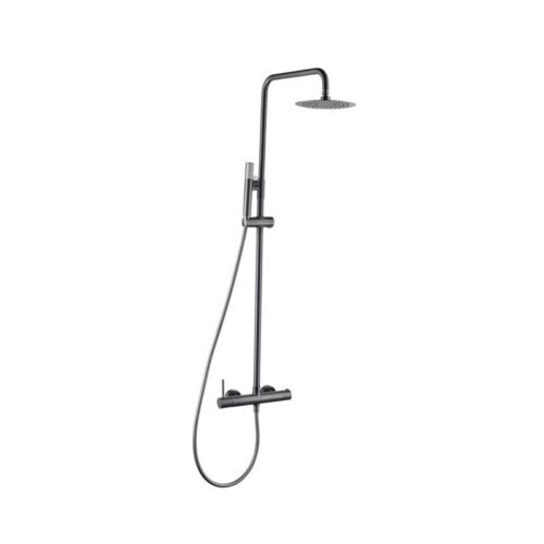 Columna Monomando Ducha Monza Black-Metal (Imex)