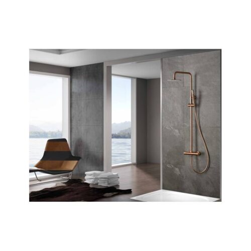 Columna Termostatico Ducha Monza Oro Rosa (Imex)
